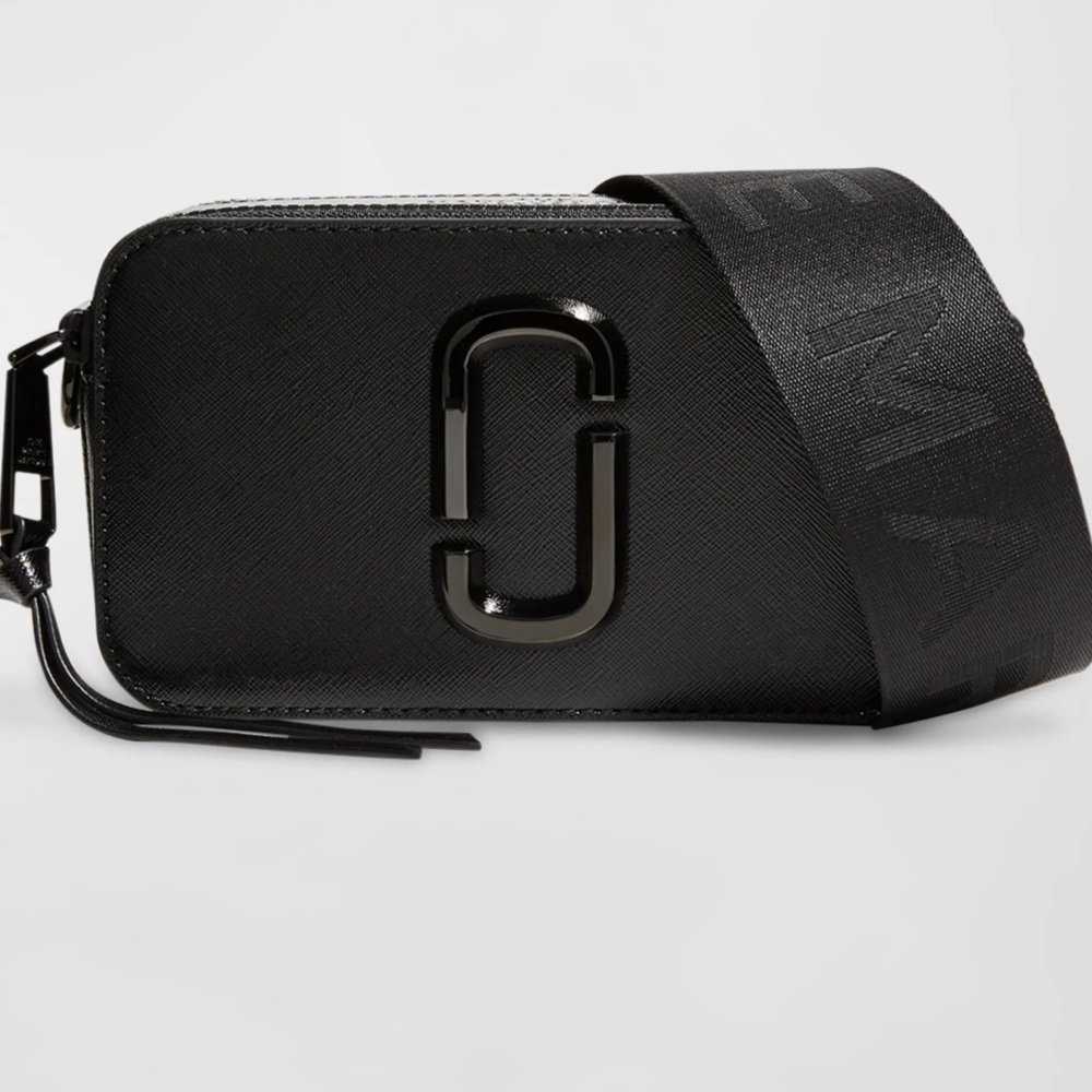 Marc Jacobs The Snapshot Black Crossbody Camera Bag